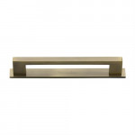 M Marcus Heritage Brass Metro Design Cabinet Pull with Plate 160mm Centre to Centre